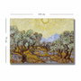 Wallity Cuadro Decorativo de Vincent van Gogh en Lienzo 70 x 100 cm